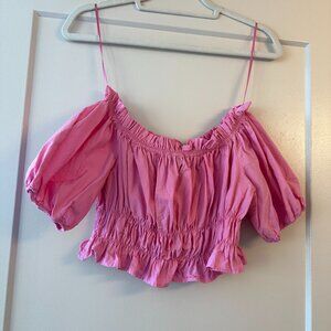 Zara Pink Crop Top